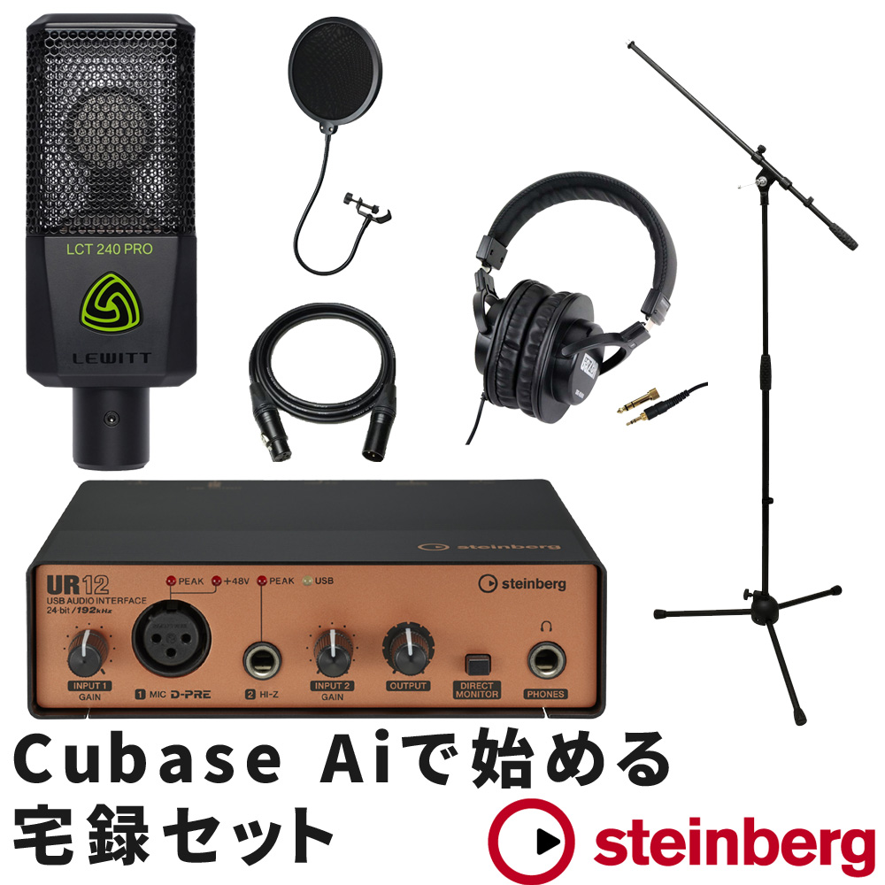 Steinbergオーディオインターフェイス UR12B コンデンサーマイク付