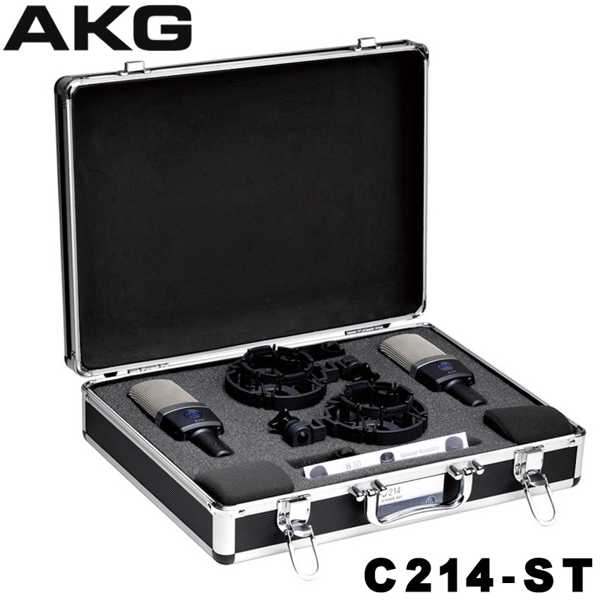 コンデンサーマイク　ステレオペア-　AKG　C214/ST